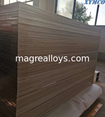 MgLi alloy LZ91, LA141, LA91, MA18, MA21 Magnesium lithium alloy plate supplier