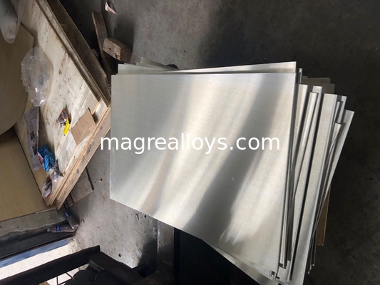 Magnesium lithium alloy sheet LA91 MgLi alloy plate, Magnesium lithium sheet supplier