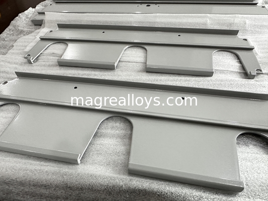 Magnesium machined Component, Magnesium fabricated parts, AZ80A-T5 magnesium bow riser supplier