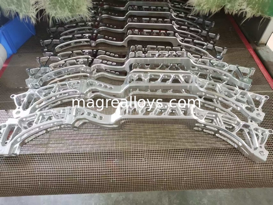 CNC machined magnesium bow riser, Magnesium machined Component, Magnesium fabricated parts supplier