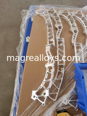 CNC machined magnesium bow riser, Magnesium machined Component, Magnesium fabricated parts supplier